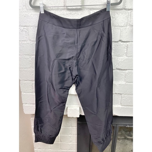 Diane Von Furstenberg black rayon jogger pant - Picture 5 of 5